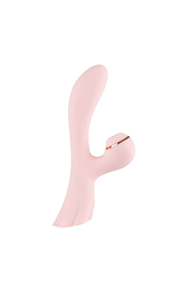 Stimulateur de clitoris & vibromasseur point G - Rose - 15 programmes