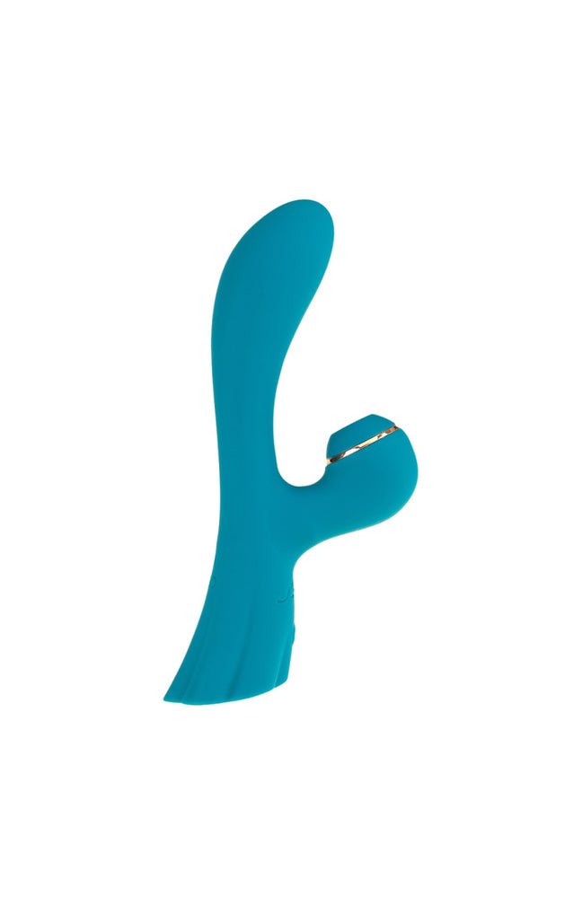 Stimulateur de clitoris & vibromasseur point G - Bleu - 15 programmes
