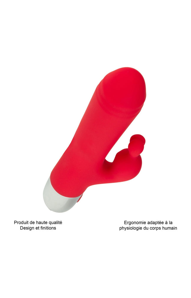 Vibromasseur rabbit - Rouge - 10 programmes