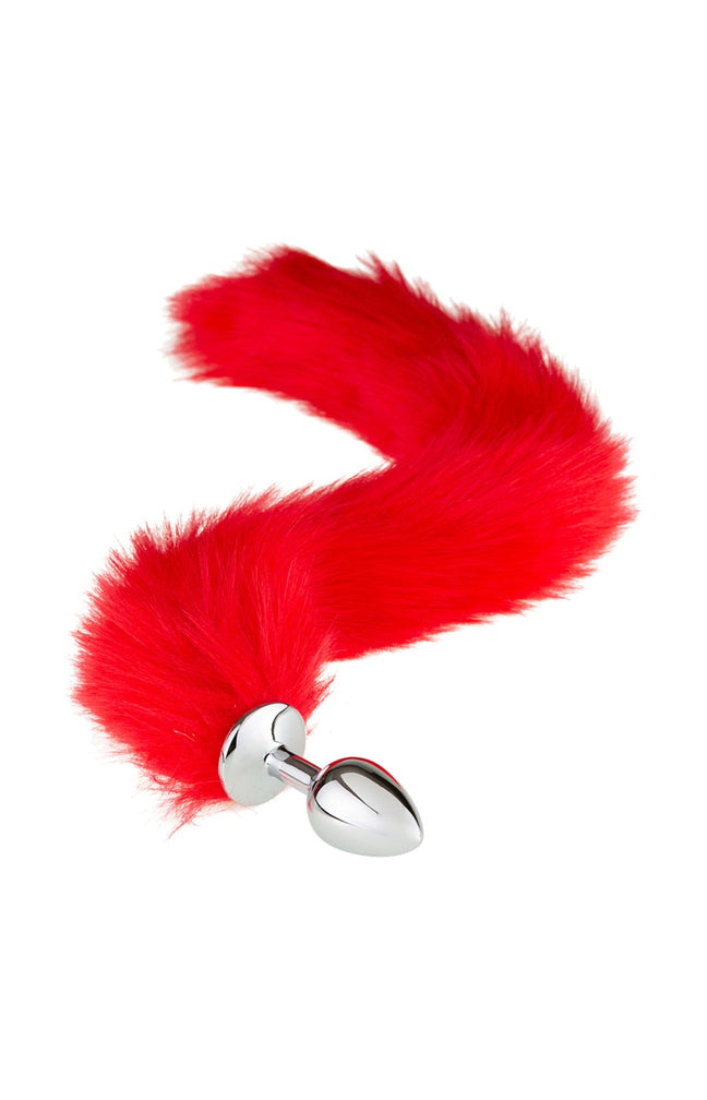 Plug anal queue de renard - Rouge