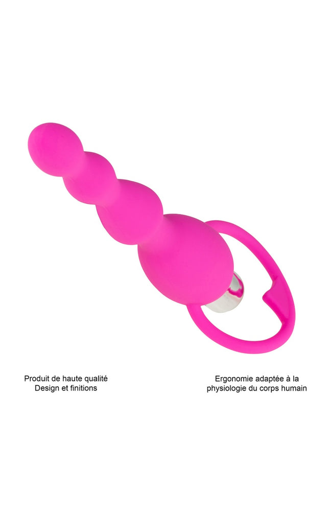 Vibromasseur anal & vaginal - Rose - 10 programmes