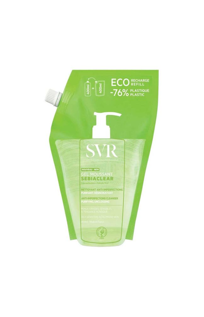 Recharge de gel moussant nettoyant - Sebiaclear - Peaux mixtes à grasses