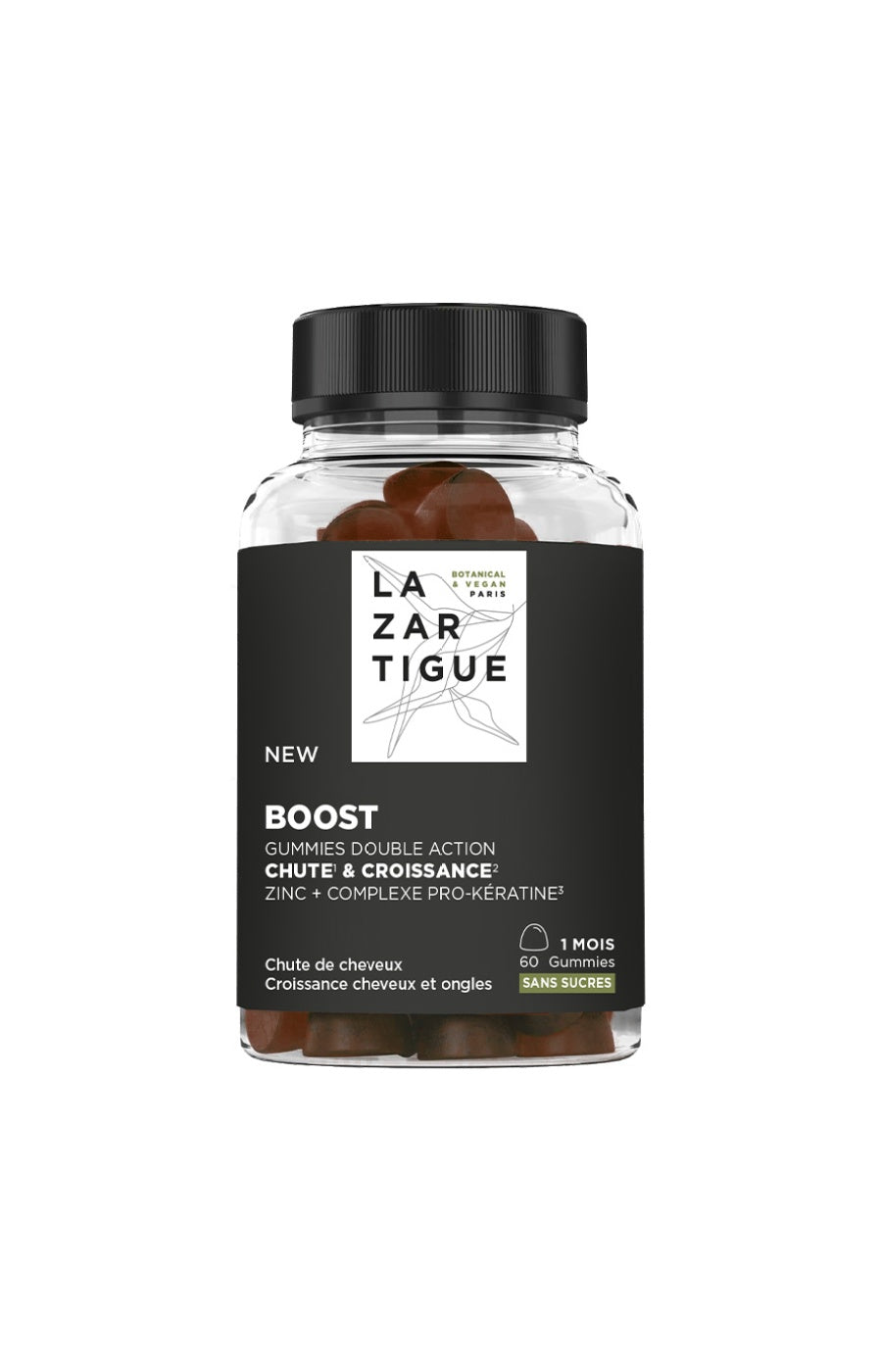 Compléments alimentaires - Boost - Cheveux - 60 gummies