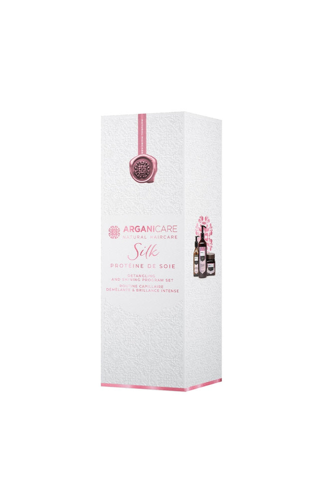Coffret lissant & brillance - Protéine de soie - Cheveux secs & abîmés - 3 produits