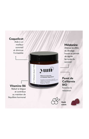Gummies détente - Chanson douce - Cassis - 3 mois