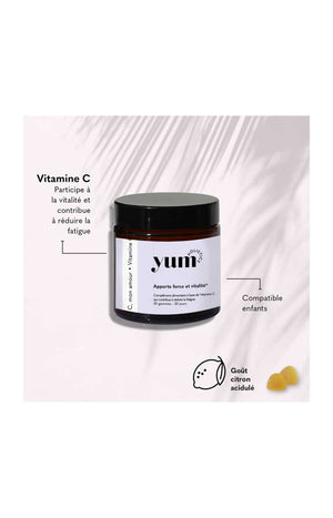 Gummies force & vitalité - Vitamine C, mon amour - Citron - 1 mois