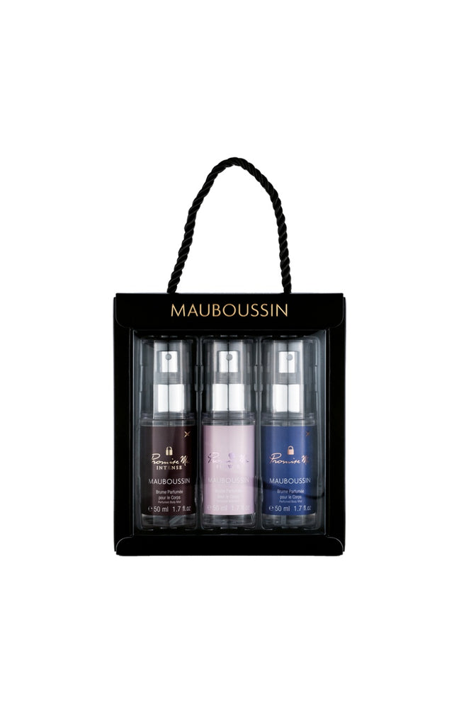Coffret brumes parfumée Promise Me - Chypré floral oriental - 3 produits