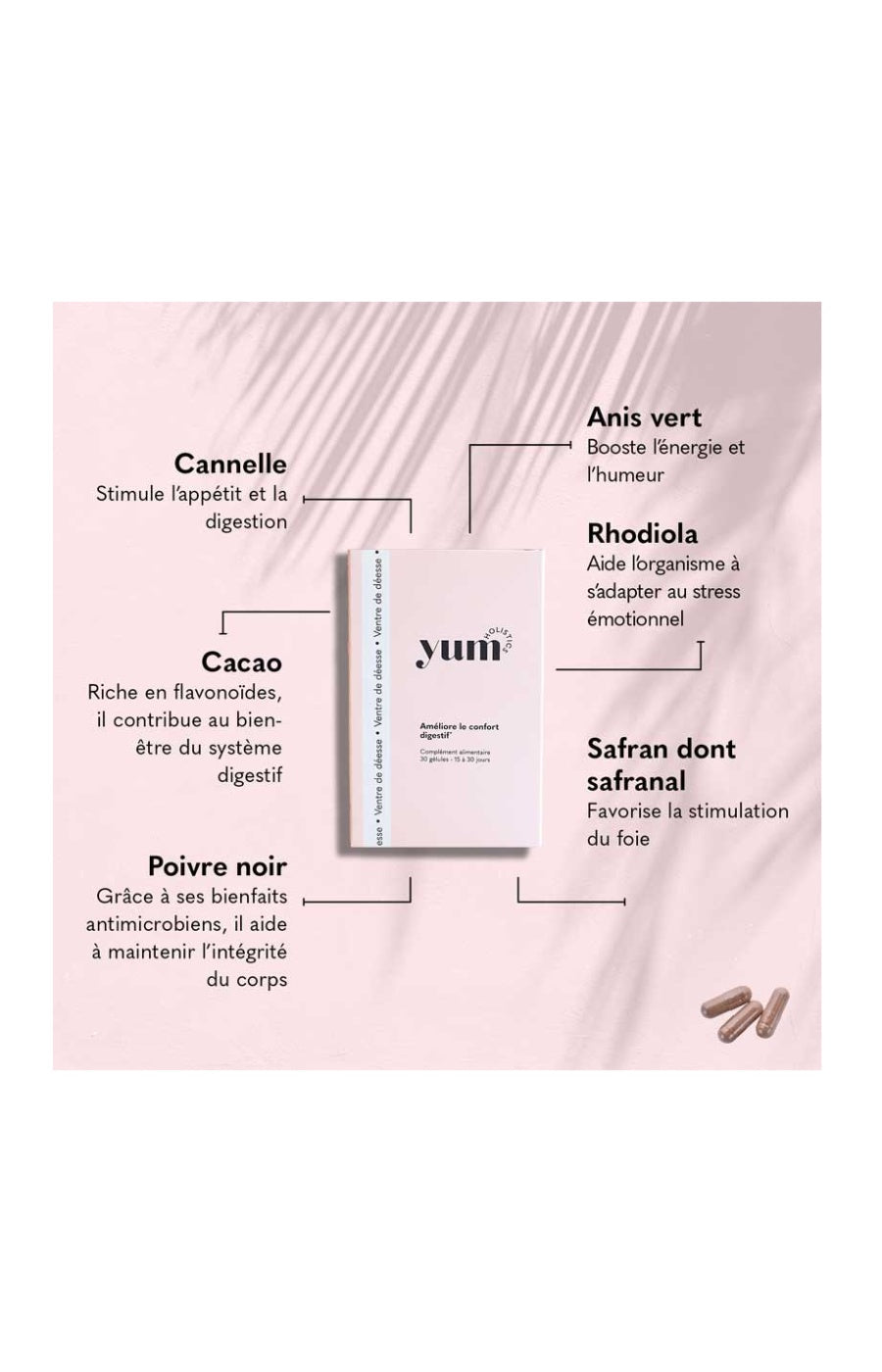 Cure confort digestif - Ventre de déesse - 1 mois