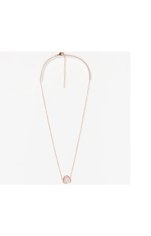 Collier - Acier inoxydable - Doré rose