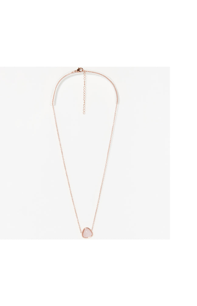 Collier - Acier inoxydable - Doré rose