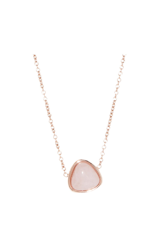 Collier - Acier inoxydable - Doré rose