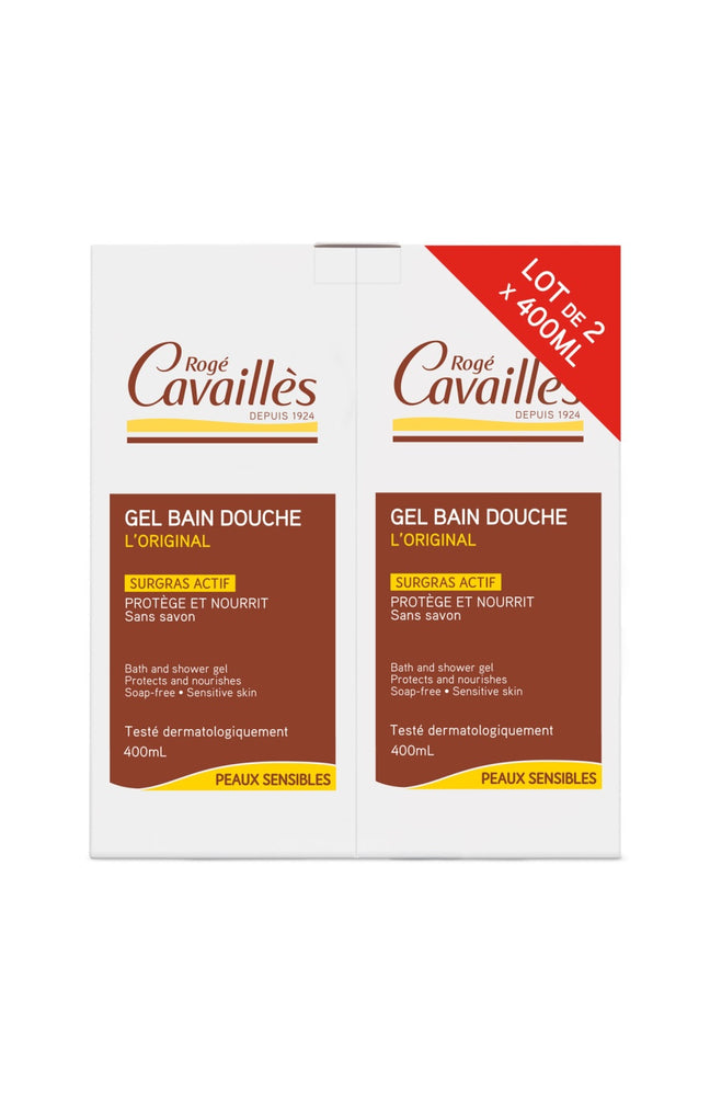 Rogé Cavaillès - Gels bain douche - L'original - Peaux sensibles - 2 x 400 ml