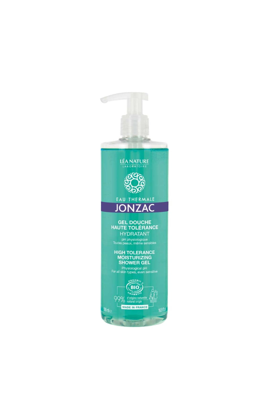 Gel douche haute tolérance bio - Hydratant - Corps - 500 ml