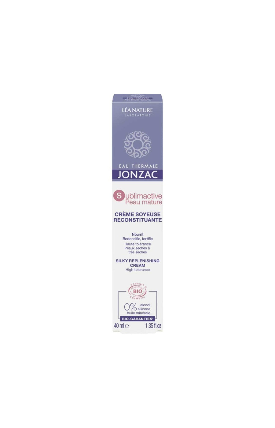 Crème soyeuse reconstituante bio - Sublimactive - Visage