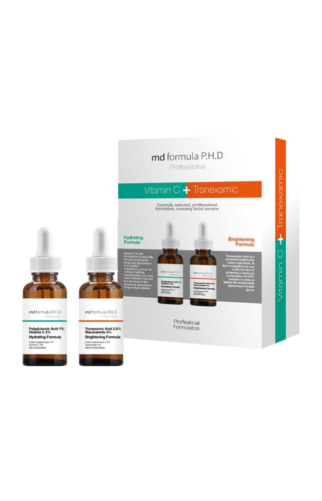 Coffret hydratant & éclaircissant - Vitamine E & huile de marula - 2 produits