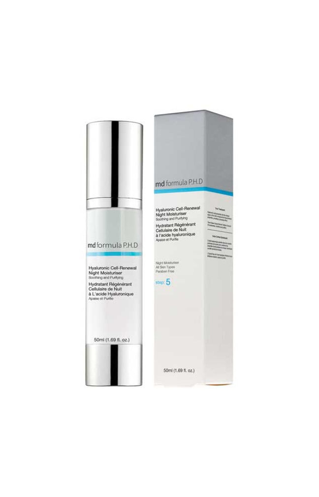 Crème hydratante & régénérante de nuit - Acide hyaluronique - 50 ml