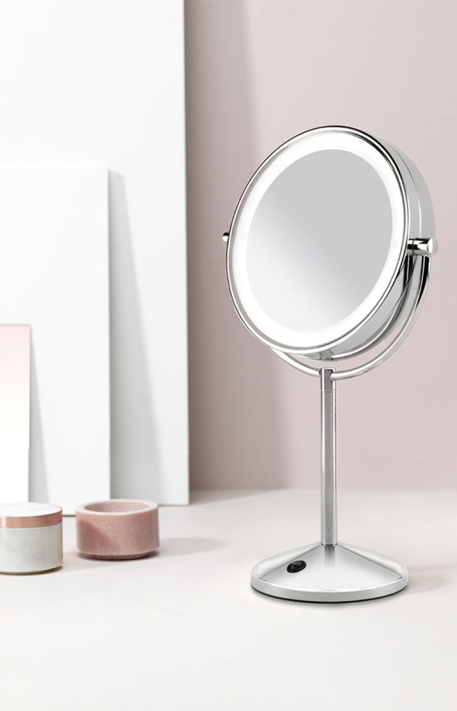 Miroir lumineux grossissant x10 - Lighted Makeup