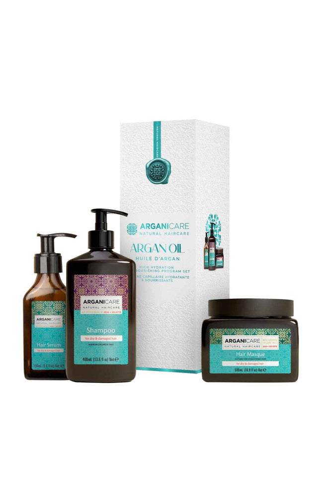Coffret ultra-nourrissant - Argan & karité - Cheveux bouclés - 3 produits
