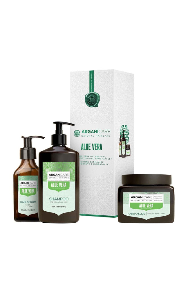 Coffret revitalisant - Aloe vera - Cheveux secs & ternes - 3 produits