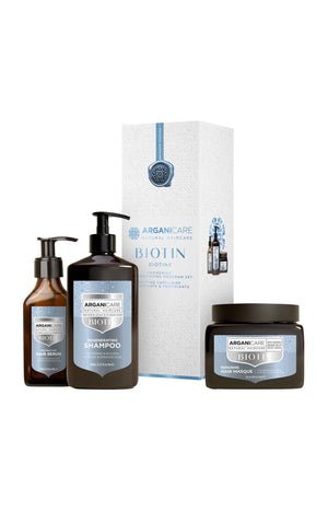 Coffret réparateur - Biotine - Cheveux secs & abîmés - 3 produits