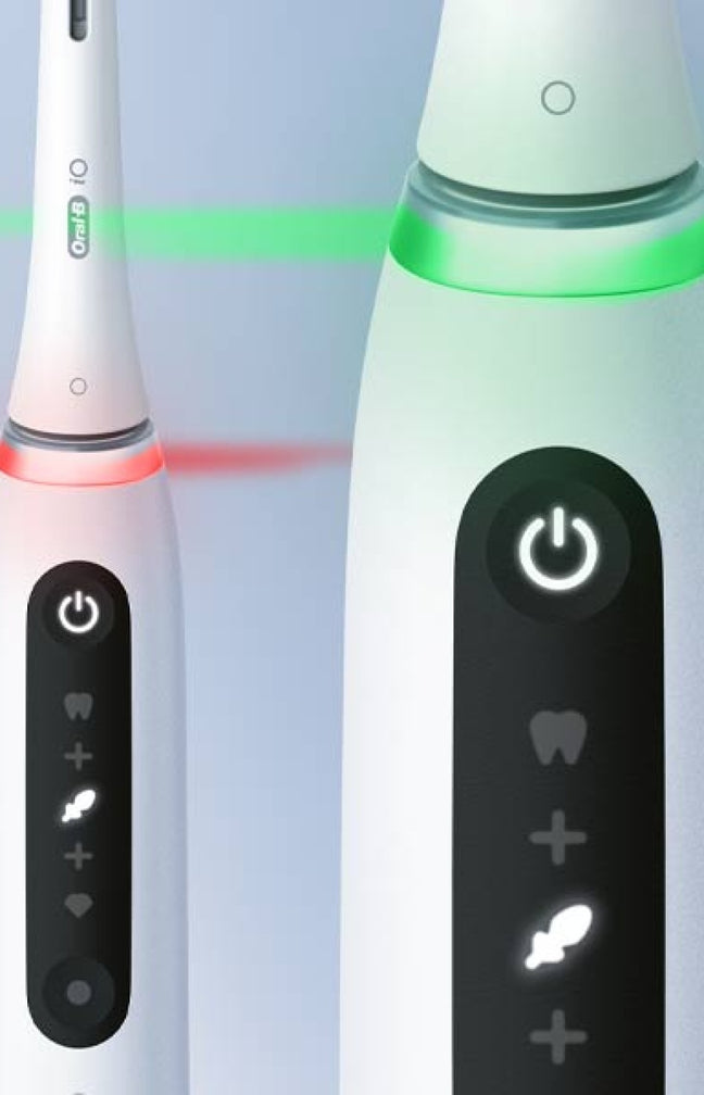 Brosse à dent électrique connectée Bluetooth - iO 5N Bad Elect - Blanche