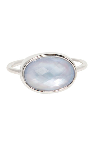 Bague Lisa - Laiton & nacre