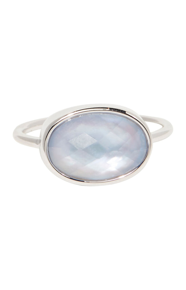 Bague Lisa - Laiton & nacre