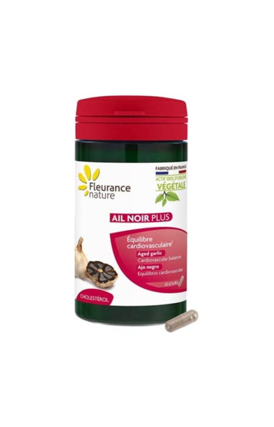 Ail noir plus - Cholestérol - Equilibre cardiovasculaire - 1 mois