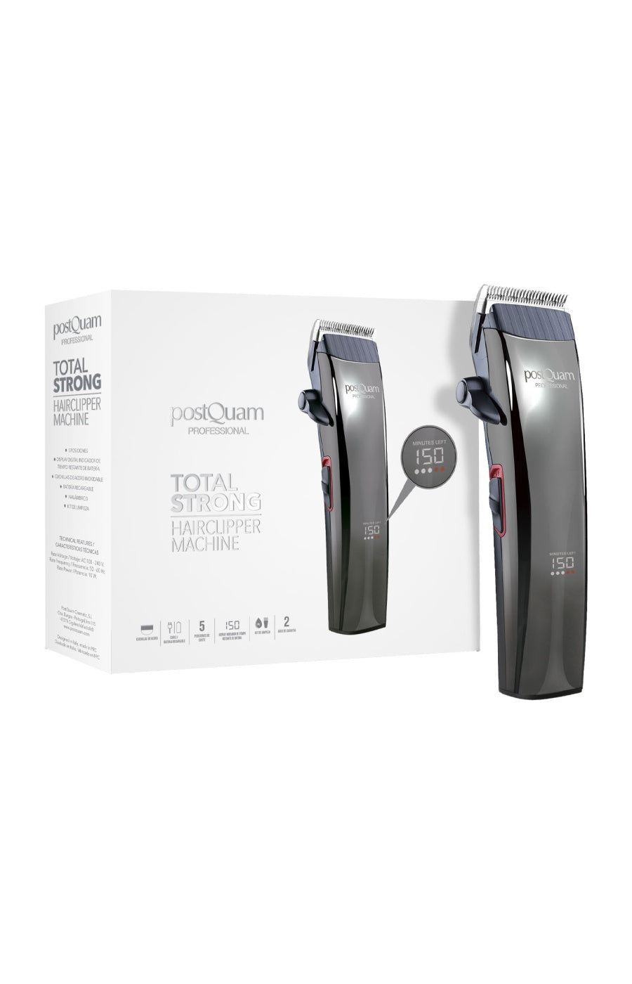 Tondeuse à cheveux - Total Strong - Gris
