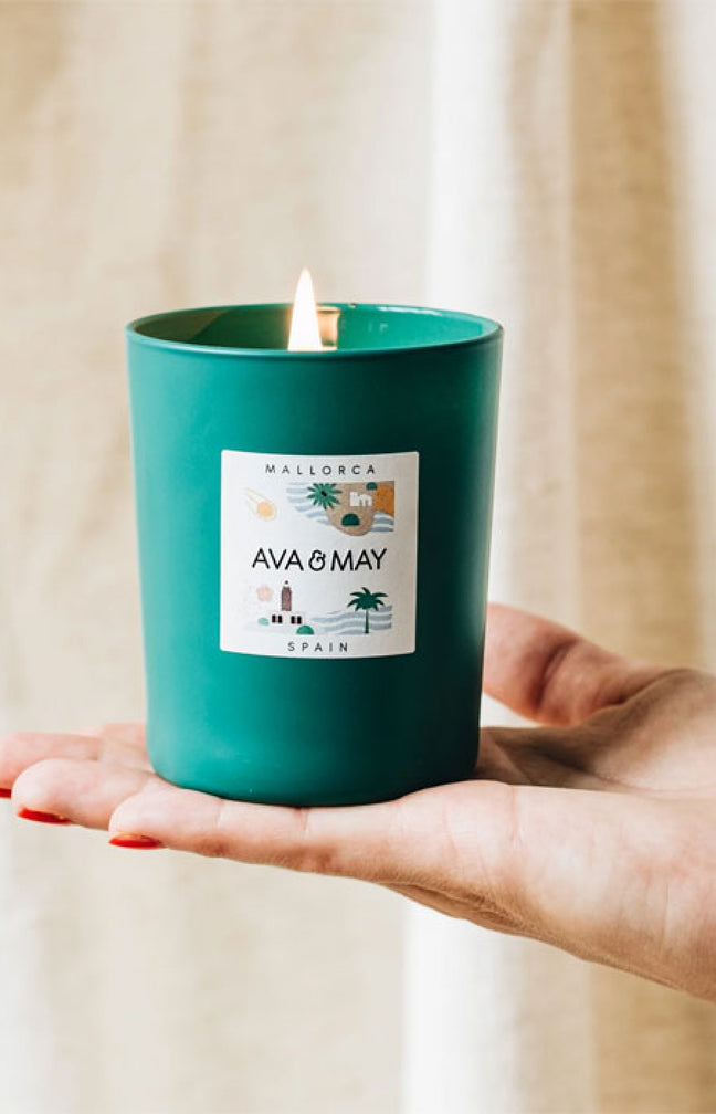 Bougie parfumée - Majorque - Avocat, magnolia & pêche - 180 g