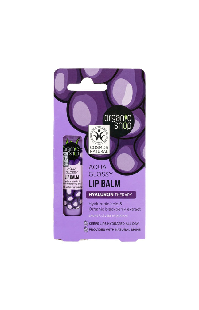 Baume à lèvres hydratant - Aqua Glossy - Mûre - 10 ml