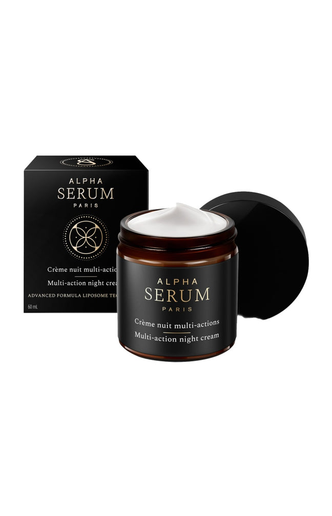 Crème nuit multi-actions - Acide hyaluronique & collagène - Visage - 60 ml