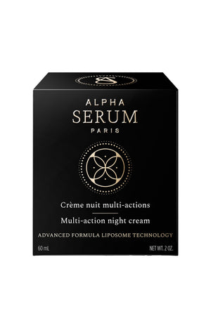 Crème nuit multi-actions - Acide hyaluronique & collagène - Visage - 60 ml