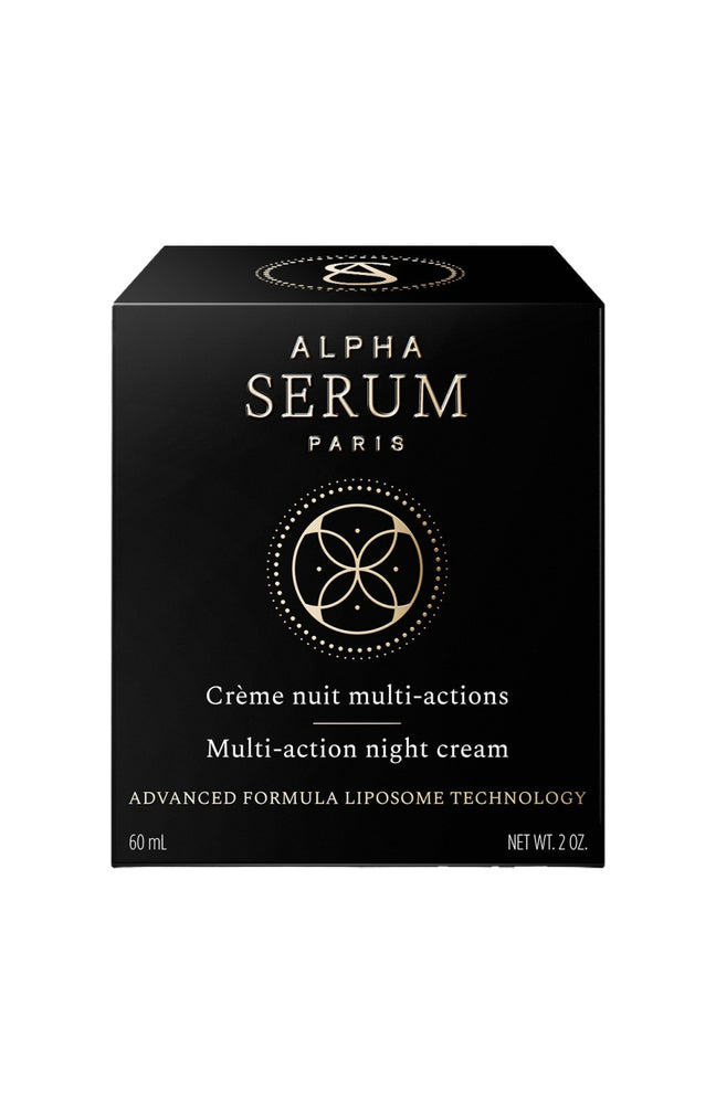 Crème nuit multi-actions - Acide hyaluronique & collagène - Visage - 60 ml