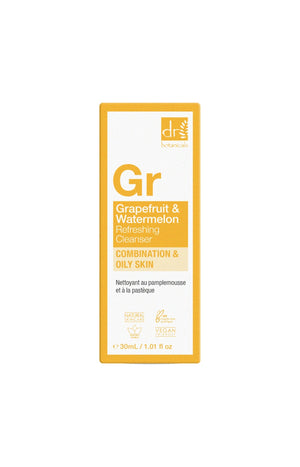 Nettoyant rafraîchissant - Pamplemousse & pastèque - Visage - 30 ml