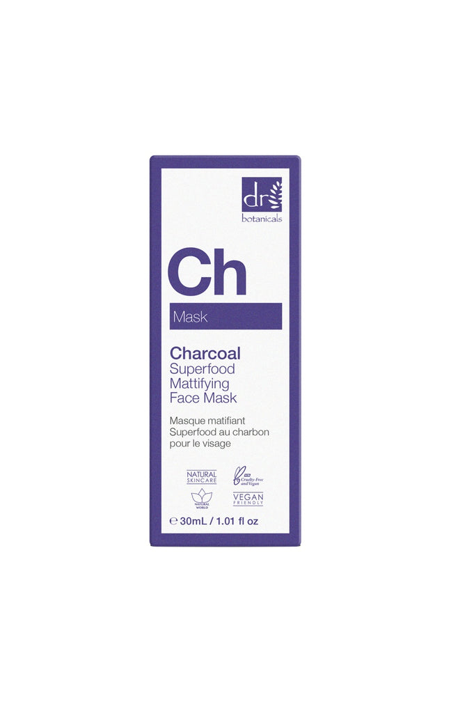 Masque matifiant - Charbon - Peaux grasses - 30 ml