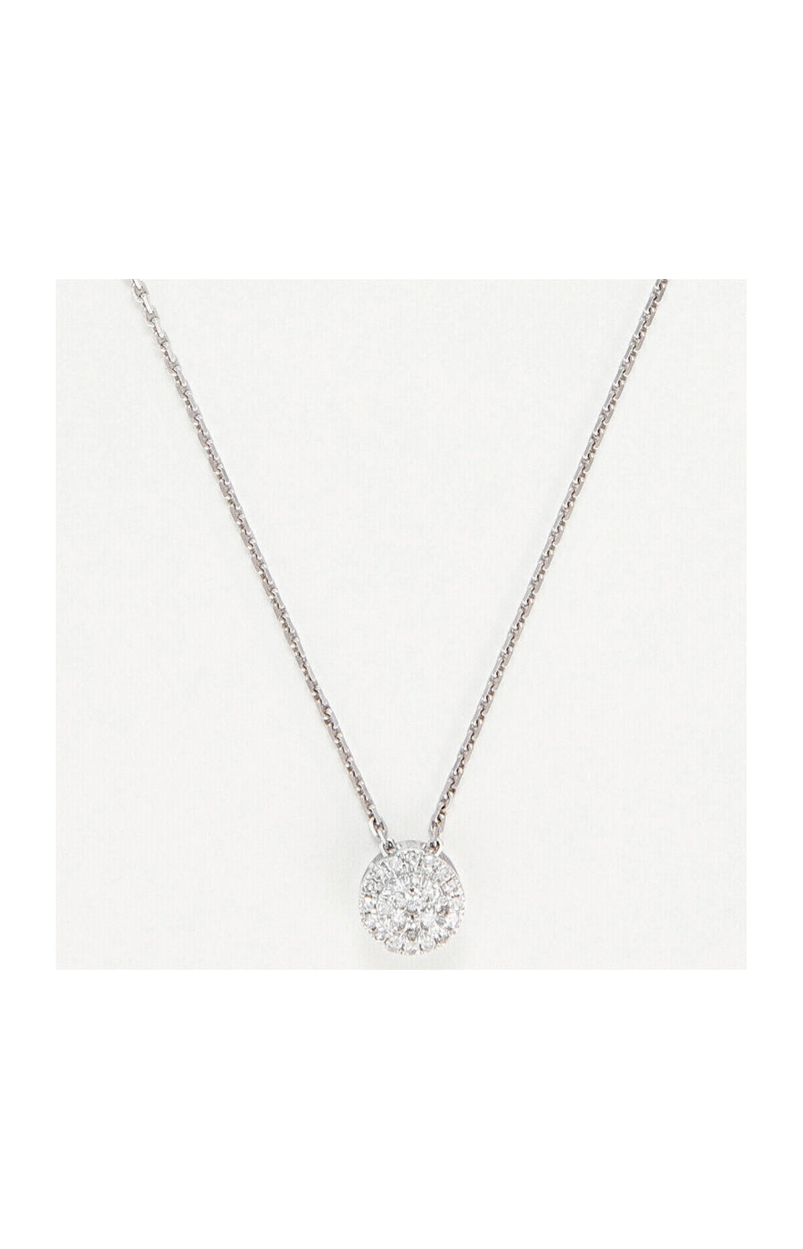 Pendentif Mon brillant - Or blanc 375/1000 & diamants