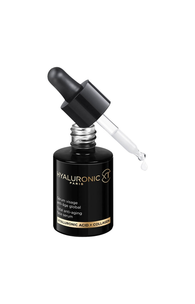 Sérum anti-âge global - Acide hyaluronique & collagène marin - Visage - 30 ml