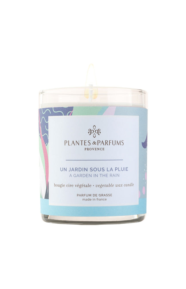 Bougie végétale parfumée - Un jardin sous la pluie - Citron & gingembre - 180 g