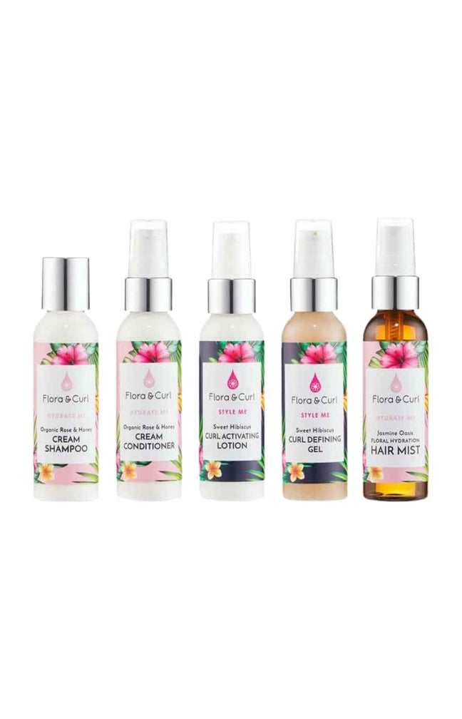 Kit de voyage - Les mini essentiels - Cheveux bouclés - 5 produits