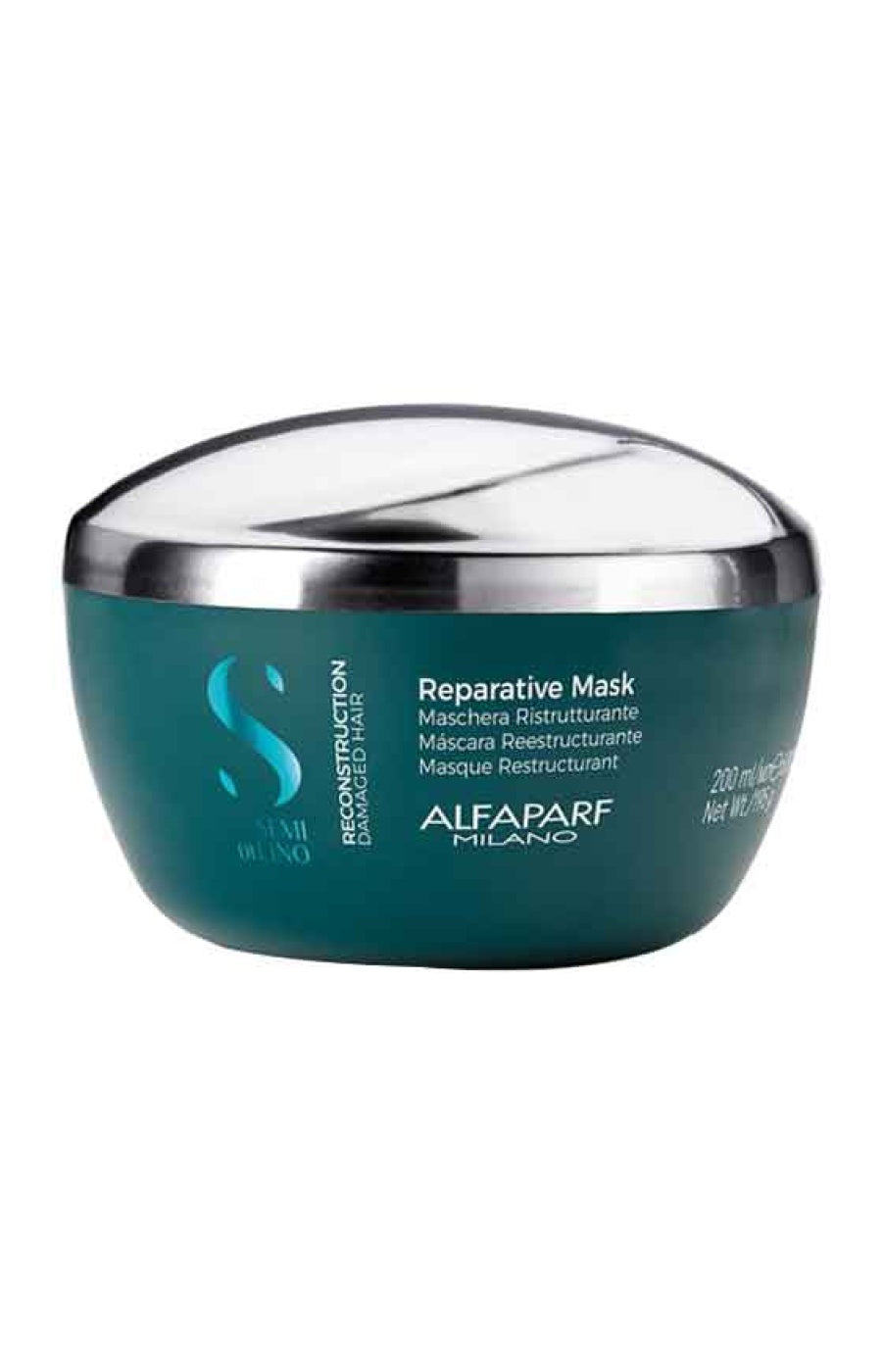Masque réparateur Semi Di Lino - Cheveux abîmés - 200 ml