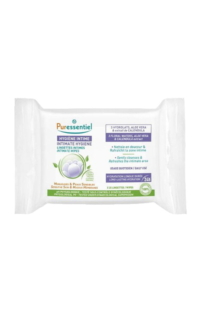Lingettes intimes bio - Corps  - 25 unités