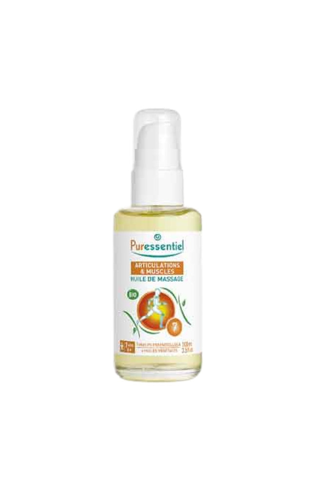 Huiles de massage bio - Effort musculaire - Corps - 2 x 100 ml
