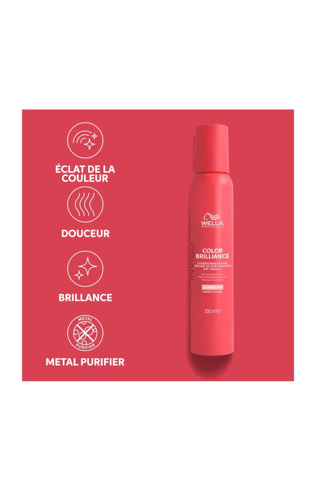 Mousse protectrice de couleur Invigo Wella Cheveux secs ou fragilisés - 200 ml