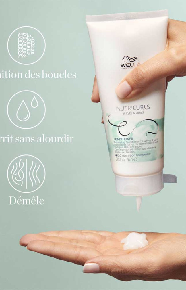 Après-shampoing démêlant - Nutricurls - Cheveux ondulés et bouclés