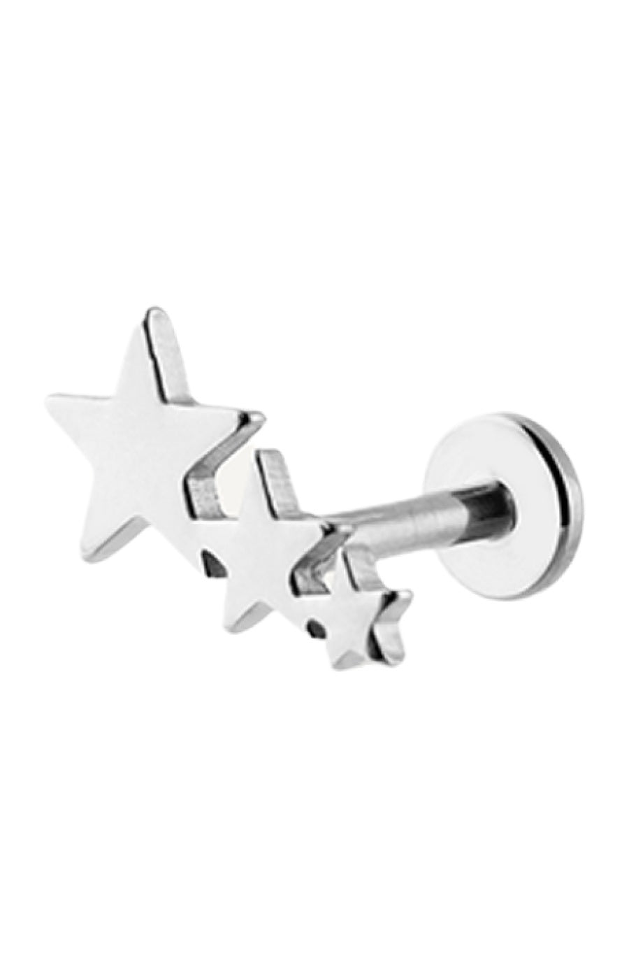 Boucle d'oreille - Twinkle - Laiton plaqué argent 10 microns
