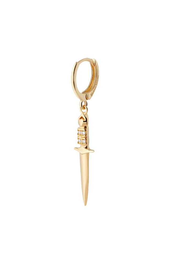 Boucle d'oreille - Vendetta - Laiton doré or 1 micron