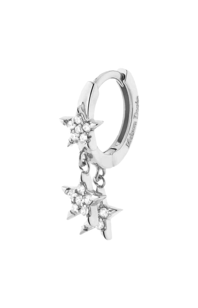 Boucle d'oreille - Cheers - Laiton plaqué argent 10 microns
