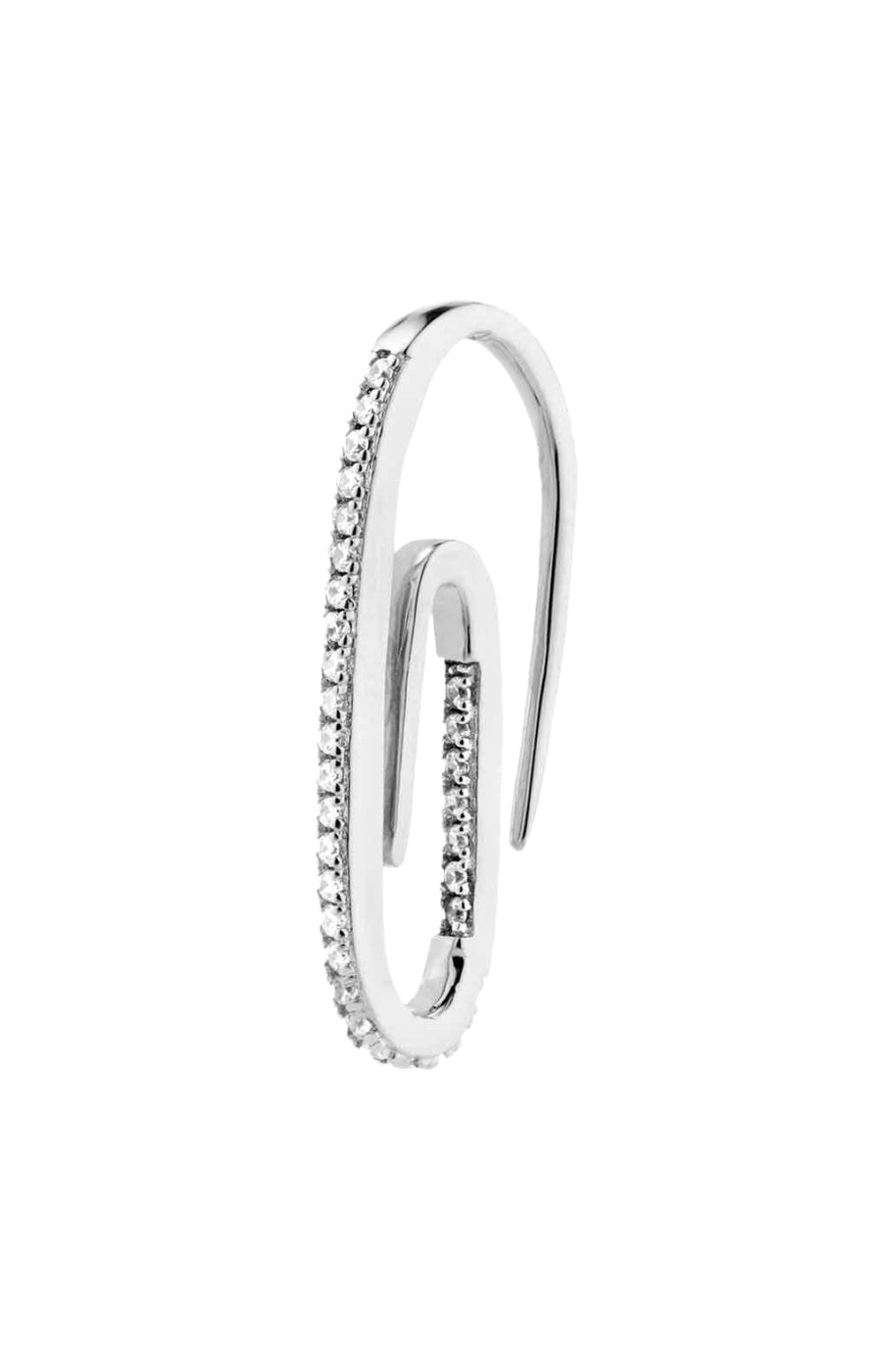 Boucle d'oreille - Baby safety - Laiton plaqué argent 10 microns