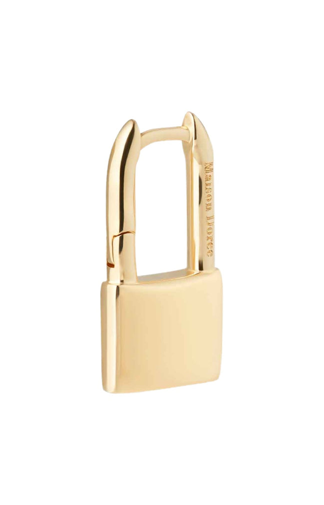 Boucle d'oreille - Baby lock - Laiton doré or 1 micron